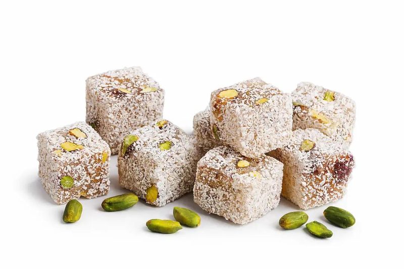 Plain Turkish Delight with Pistachios