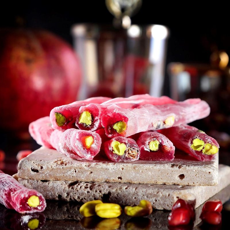 Pomegranate Flavoured Rope Turkish Delight
